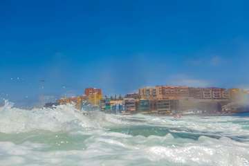 Oleaje en las playas de Telde/Antonio Rico.